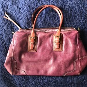 COACH handbag purse merlot color